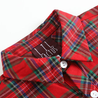 Red and Green Christmas Plaid Shirt
