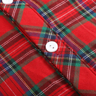 Red and Green Christmas Plaid Shirt
