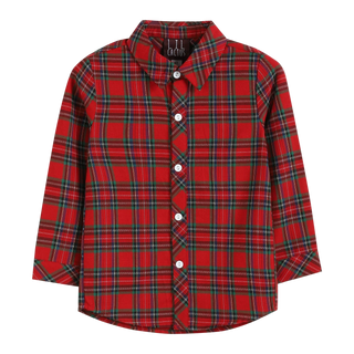 Red and Green Christmas Plaid Shirt
