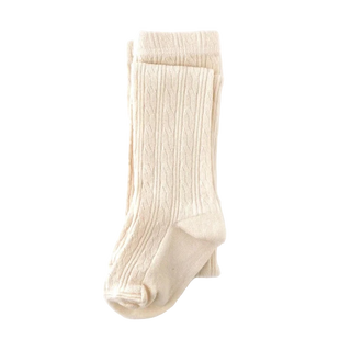 Vanilla Cable Knit Tights
